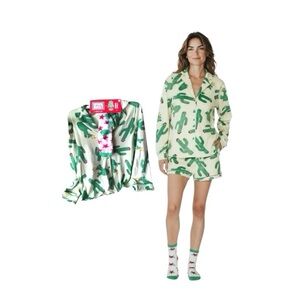 Secret Santa Shorts & Socks Pajamas Set